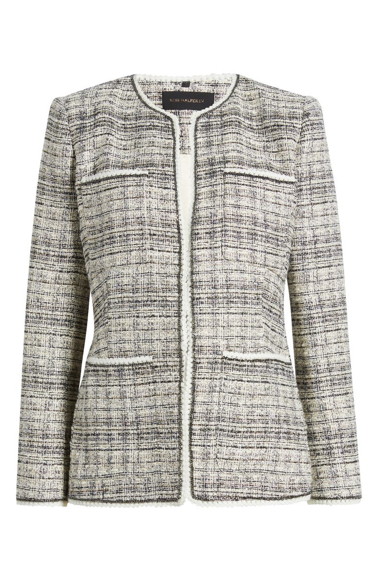 KOBI HALPERIN Tweed Jacket, Alternate, color, Ivory Multi