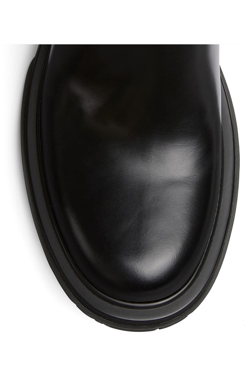 Gucci Posey Chelsea Boot, Alternate, color, Black/Black