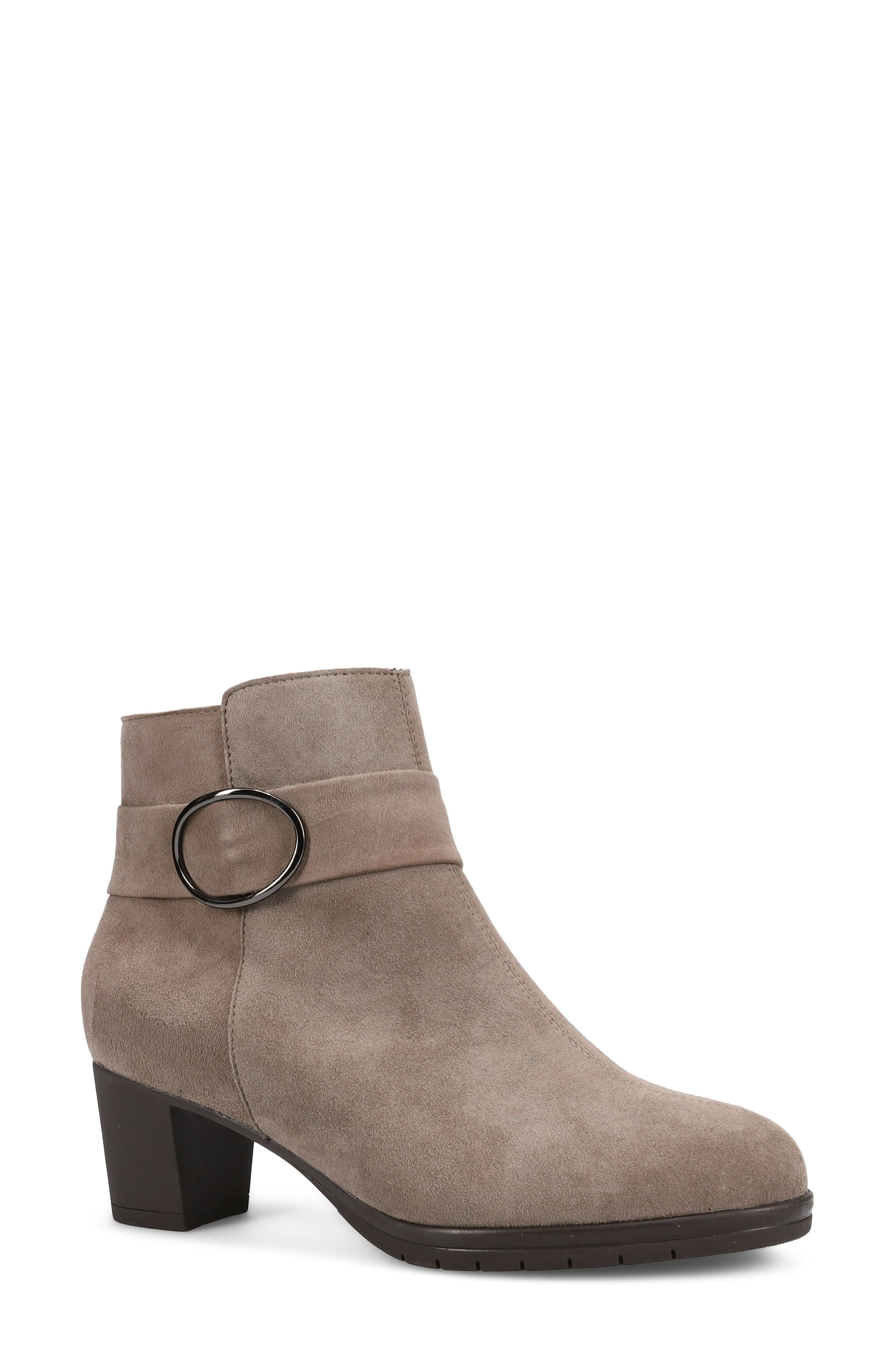 Ron White Rosalie Water Resistant Buckle Bootie In Brown