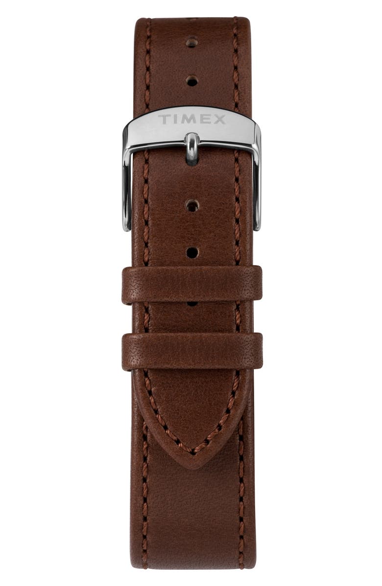 Timex<sup>®</sup> Marlin Automatic Leather Strap Watch, 40mm, Alternate, color, 