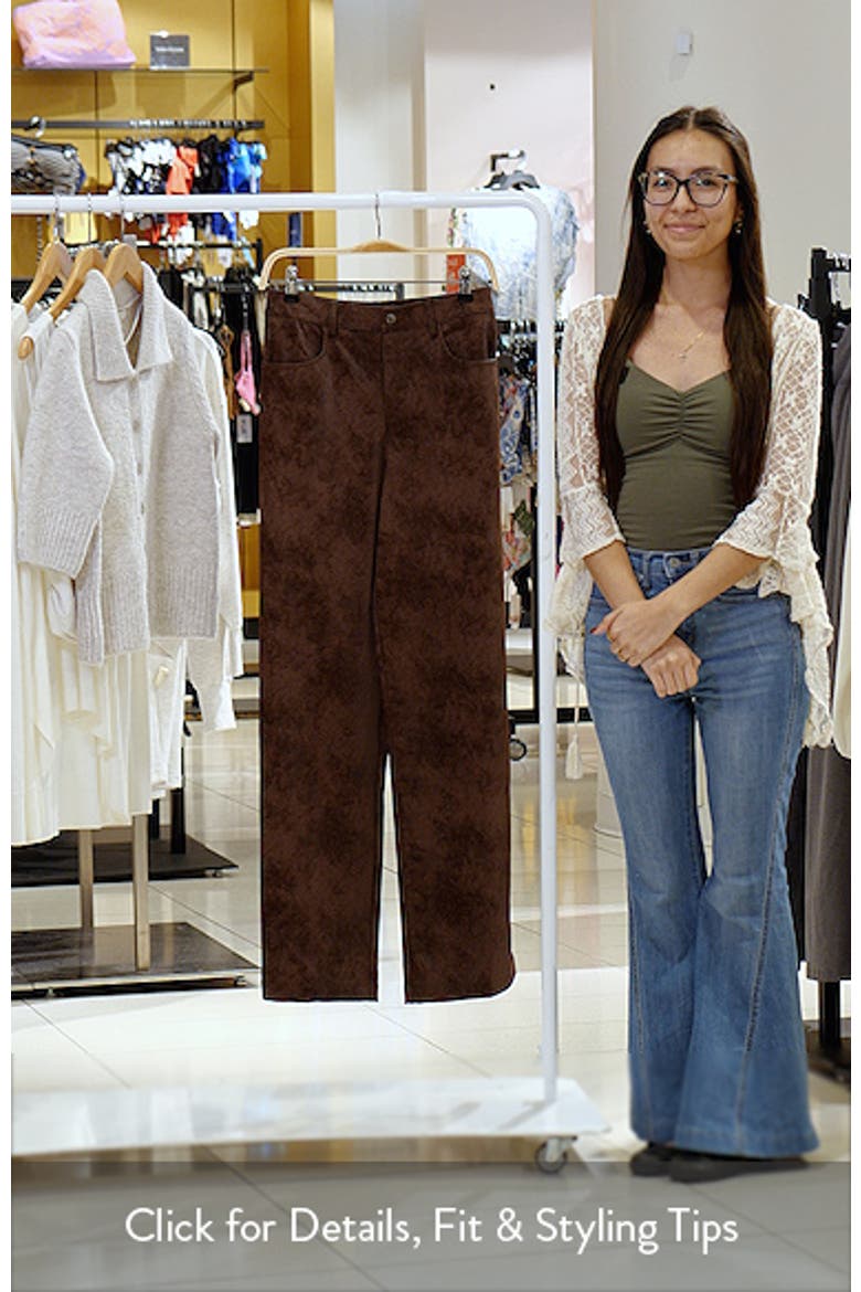 Freya Faux Suede Pants video