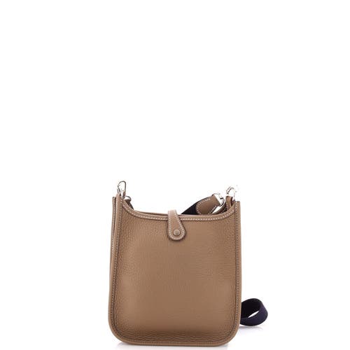 Pre-owned Hermes Hermes Evelyne Bag Gen Iii Clemence Tpm In Brown