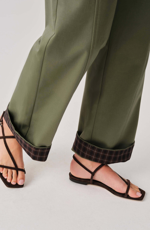 Leman Mercer Sloane Pant In Green