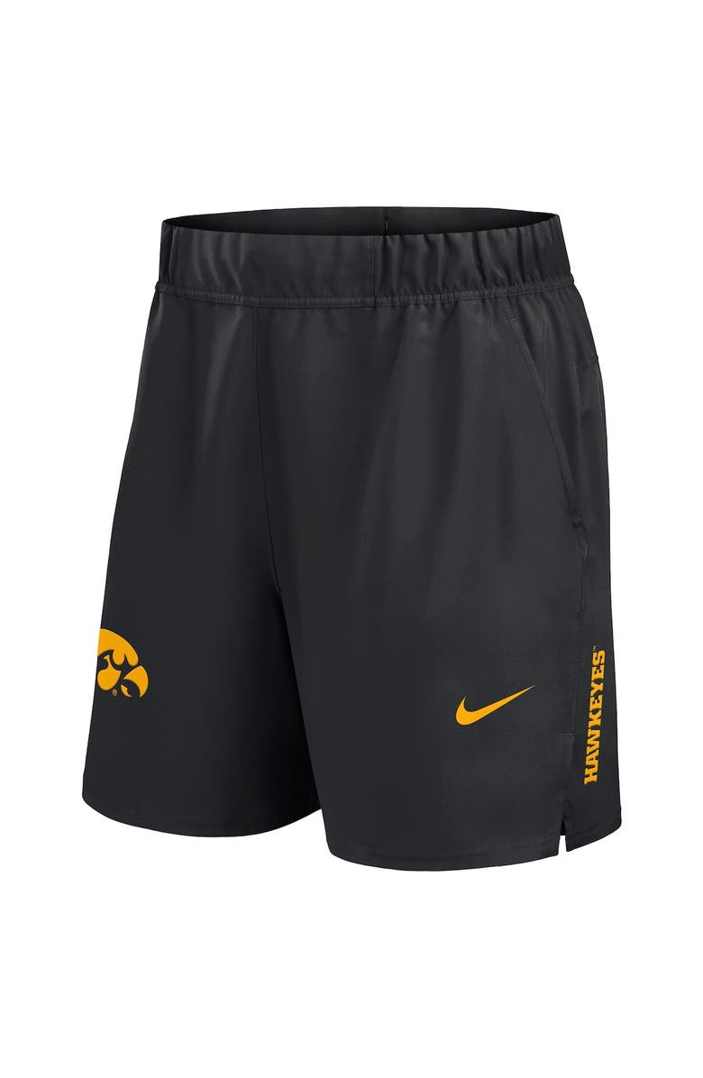 Nike Men's Nike Black Iowa Hawkeyes Primetime Woven Victory Performance Shorts, Alternate, color, Black