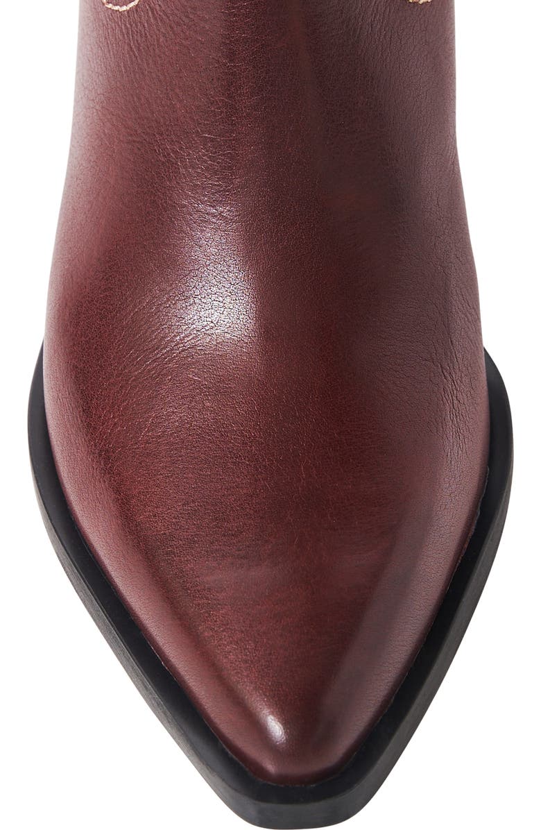 Free People Pitchfork Western Boot, Alternate, color, Espresso/ Camel