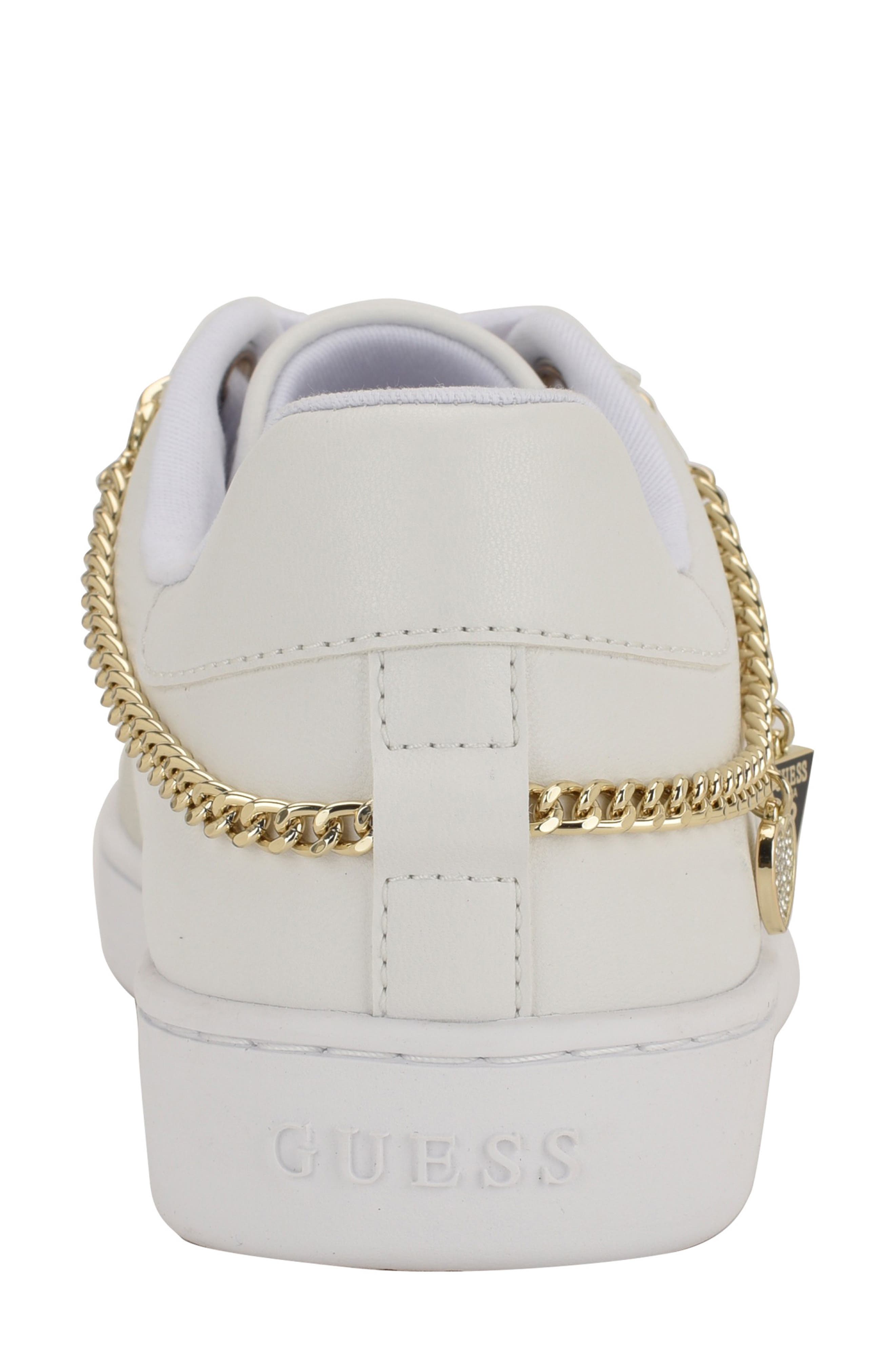 GUESS Naoko Sneaker, Alternate, color, White