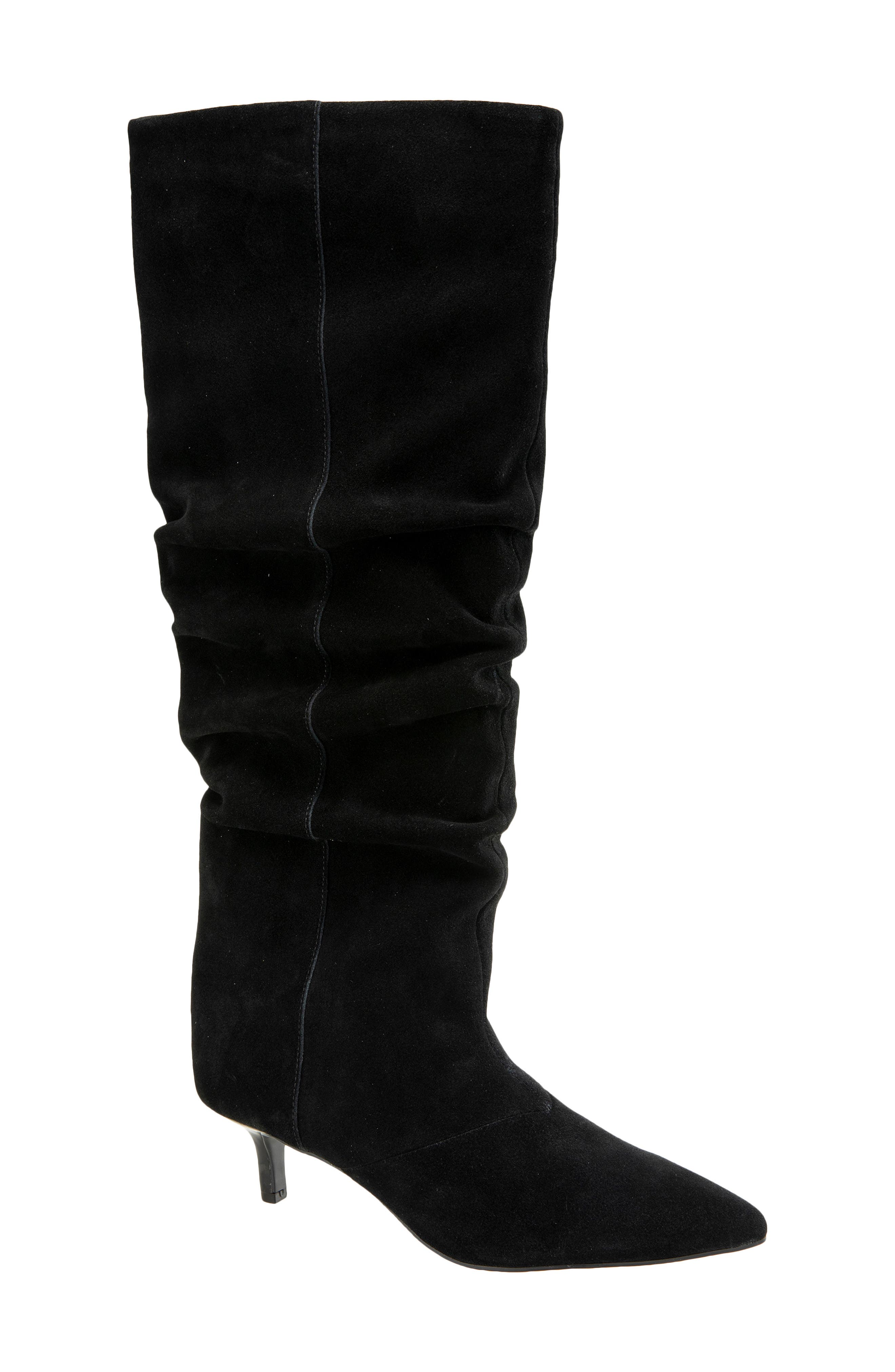 Daleza Over the Knee Boot, Main, color, BLACK SUEDE