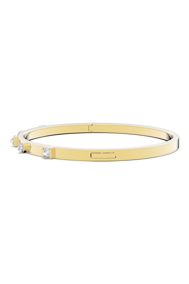 Thrilling Crystal Bangle, Alternate, color, GOLD