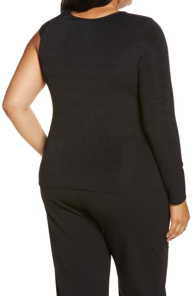 Halogen<sup>®</sup> Shimmer One-Shoulder Top, Alternate, color,