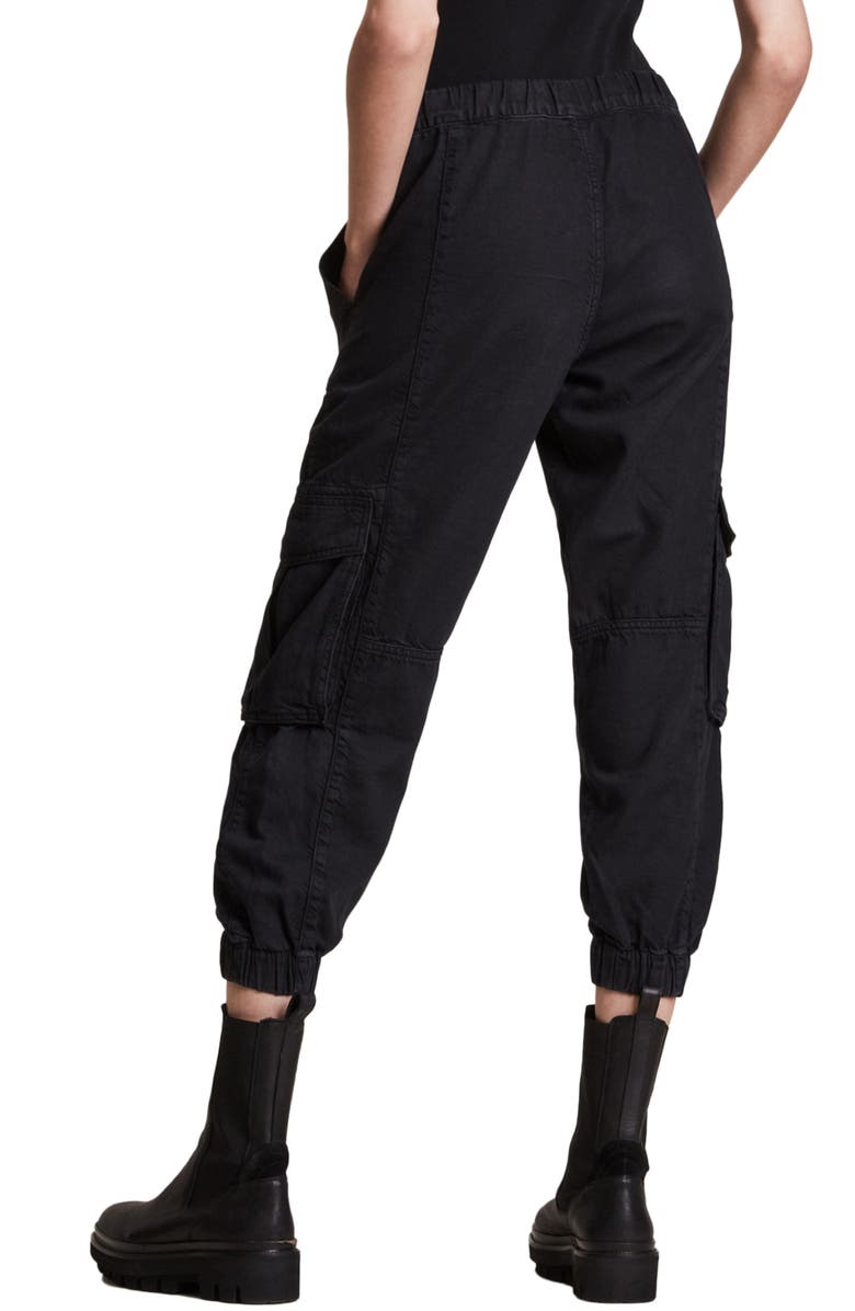 AllSaints Frieda Denim Crop Pants, Alternate, color, 