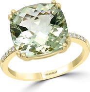 EFFY 14K Yellow Gold Spring Meadow Green Amethyst Ring