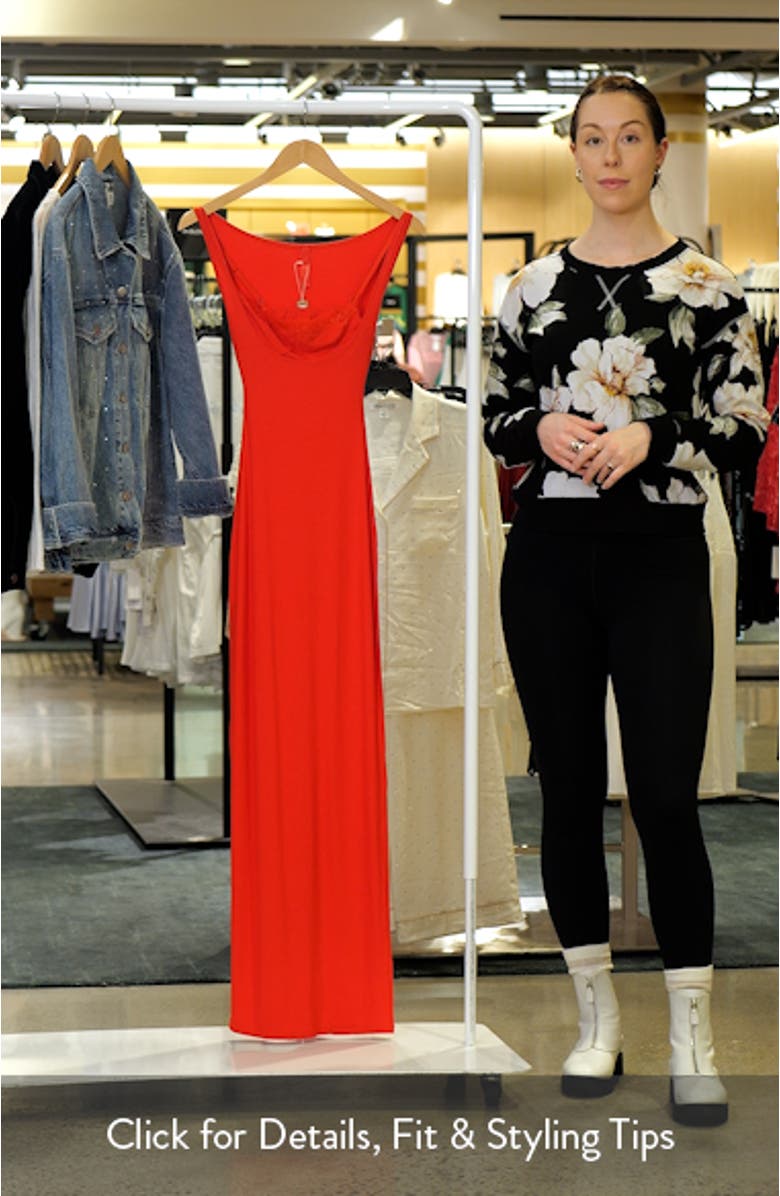 Soft Lounge Lace Tank Dress, sales video thumbnail