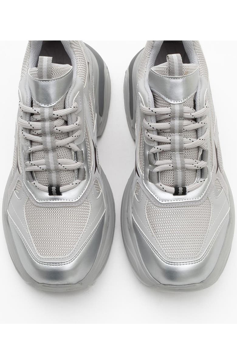 Prologue Shoes Marron Sport Sneakers, Alternate, color, Silver Faux Leather