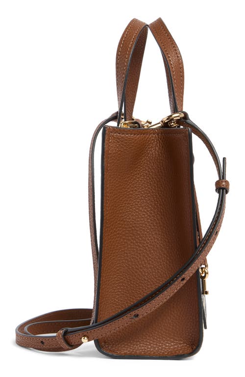 Marc Jacobs Mini Grind Leather Tote In Marshmallow Multi