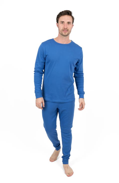 Men's Cotton Solid Matching Family Pajamas