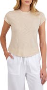 Bella Dahl Cotton Blend Slub Baby Tee