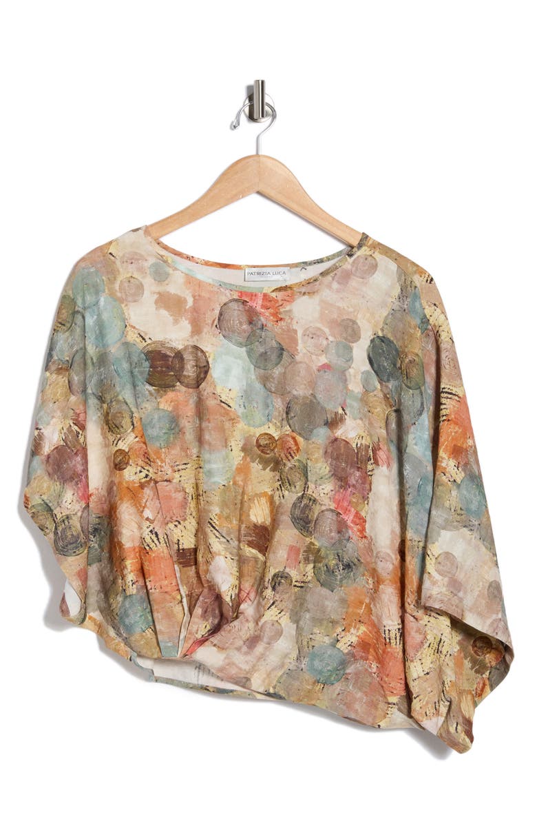 PATRIZIA LUCA Boxy Asymmetric Top, Alternate, color, Blue