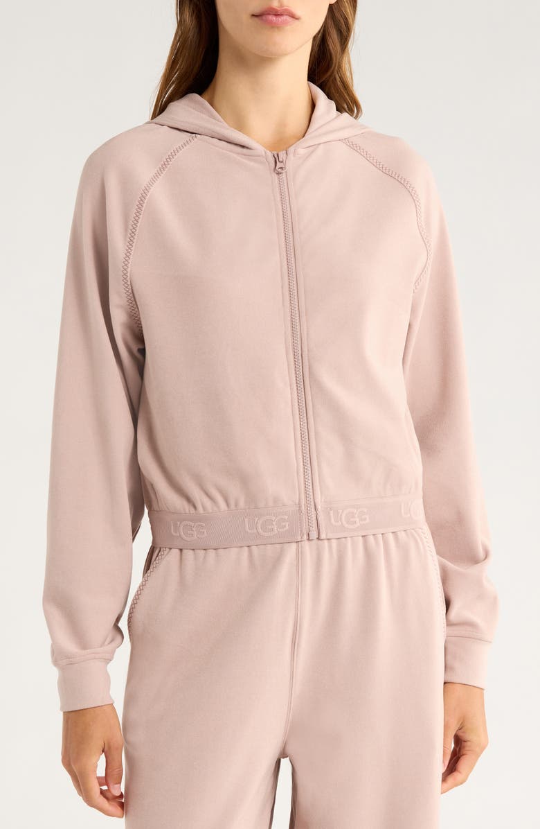 UGG<sup
®</sup
Aubrie Zip-Up Hoodie, Alternate, color, Dawn Patrol