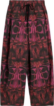 Desigual Abstract Print Wide Leg Pants