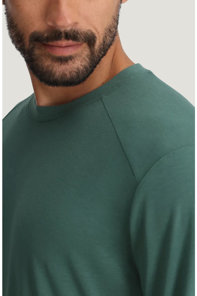 Lightweight UPF 20+ Long Sleeve T-Shirt, Alternate, color, SEA PINE