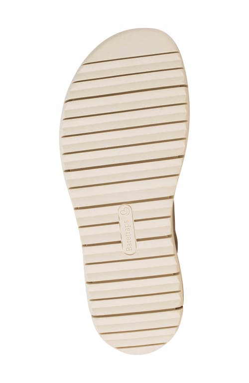 Baretraps Women's Origins Haliah Slide Slip-on Sandals In White Leather