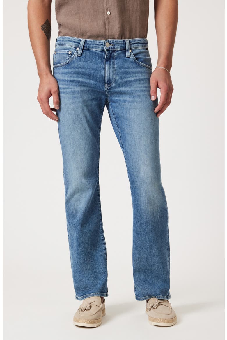 Josh Bootcut Jeans, Main, color, MID BRUSHED CLASSIC BLUE
