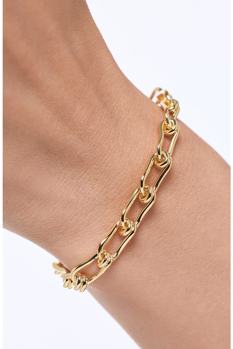 Violet Chain Bracelet, Alternate, color, GOLD