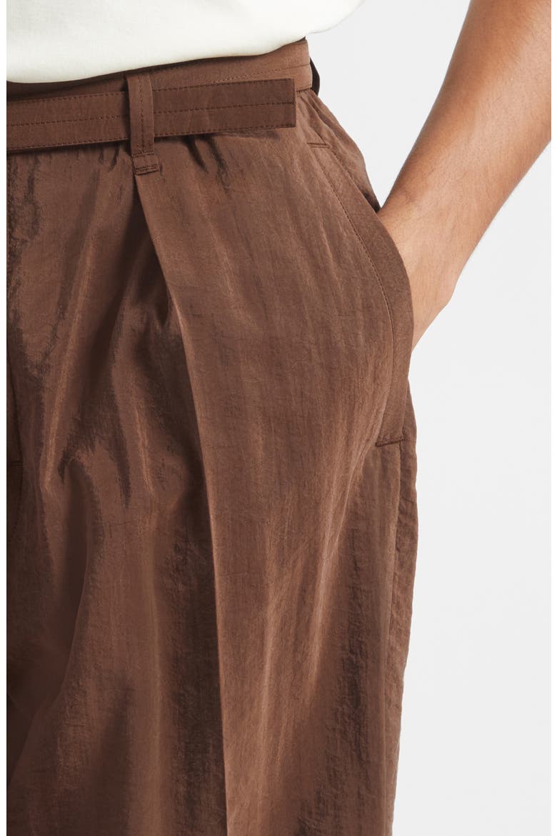 Lemaire Belted Relaxed Silk Blend Pants (Men) | Nordstrom