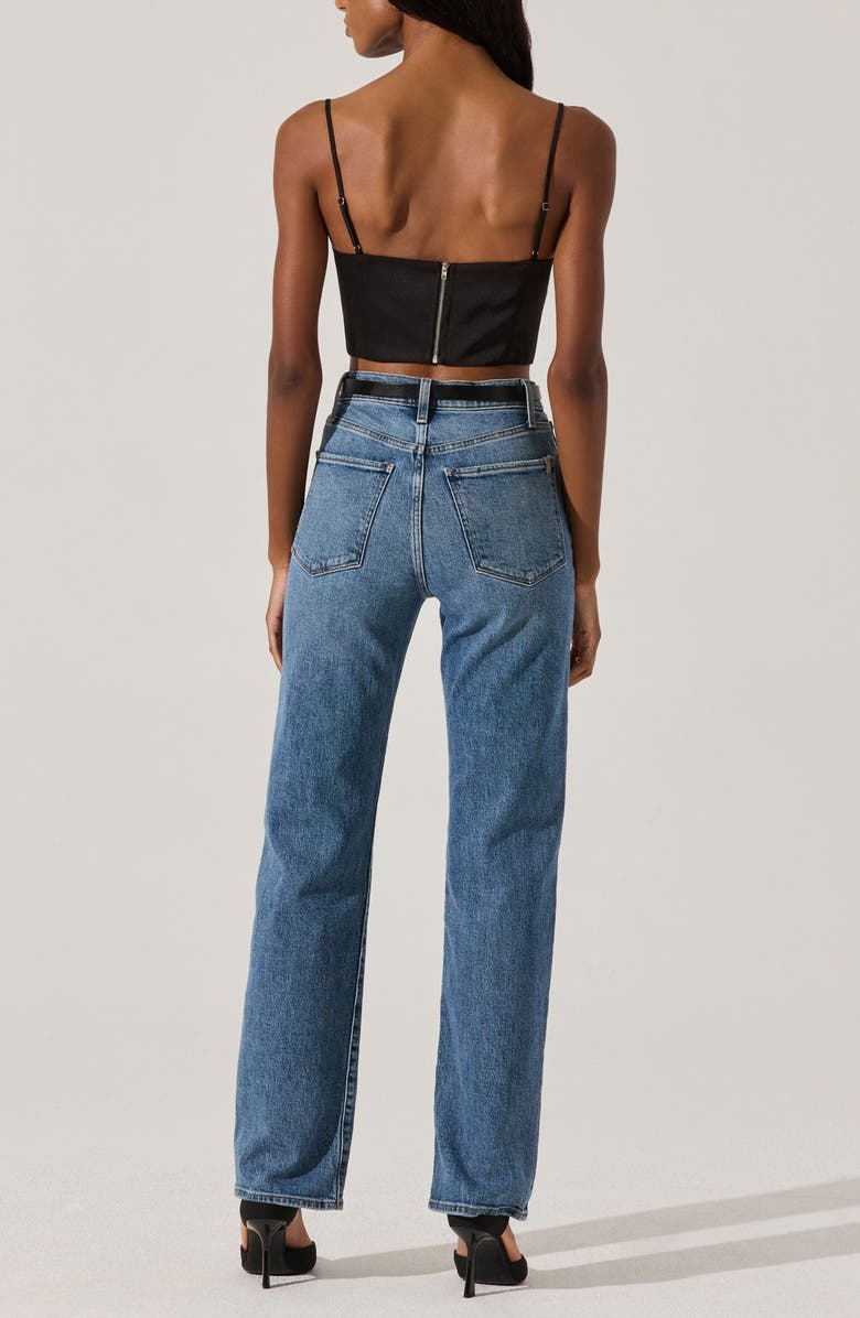 ASTR the Label Satin Corset Camisole, Alternate, color, Black