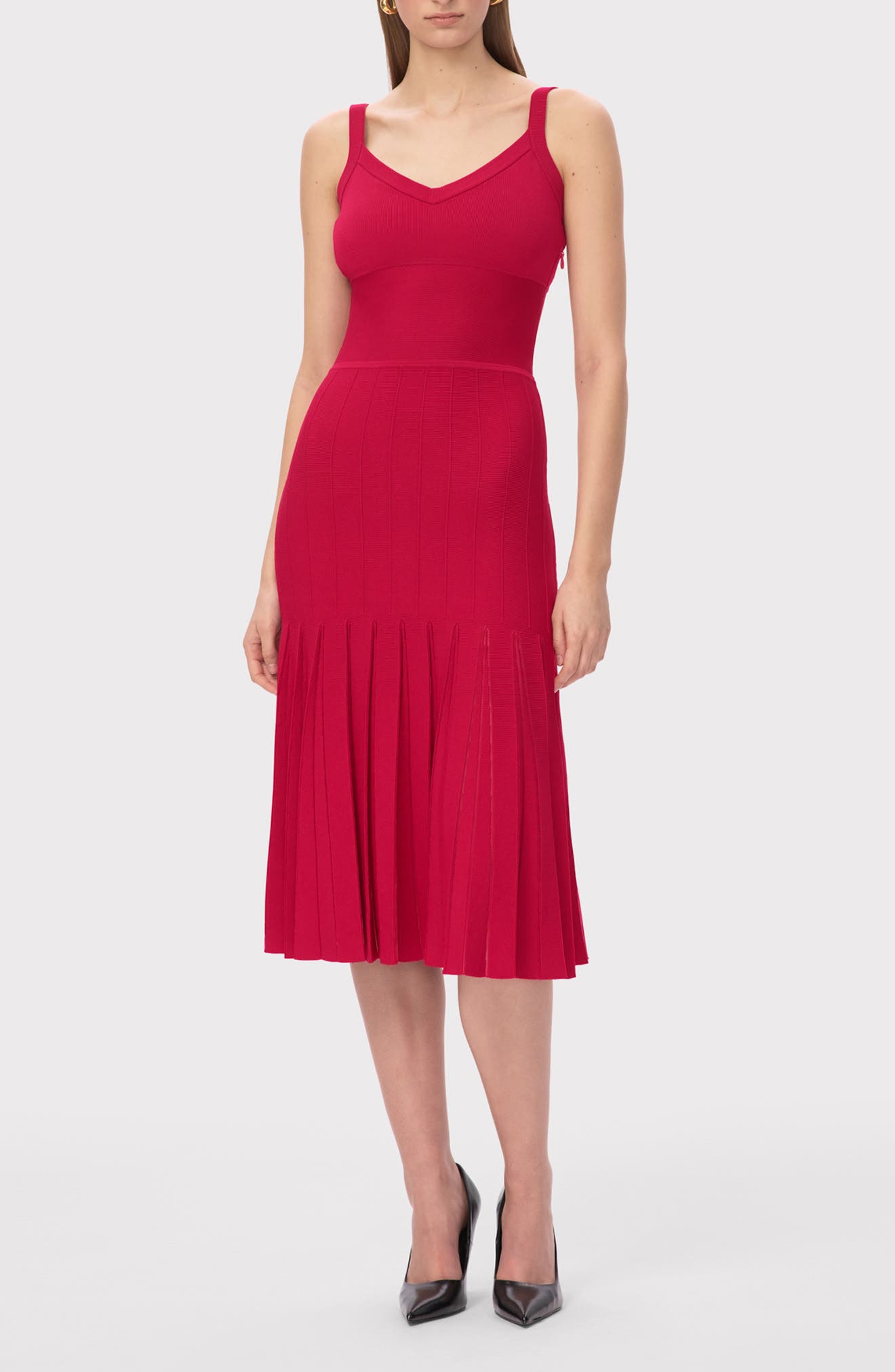 Herve Leger The Rosa Midi Dress
