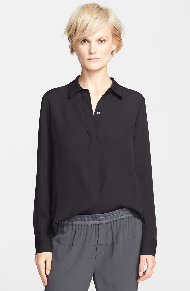 Vince 'Classic' Button Front Top, Main, color, 