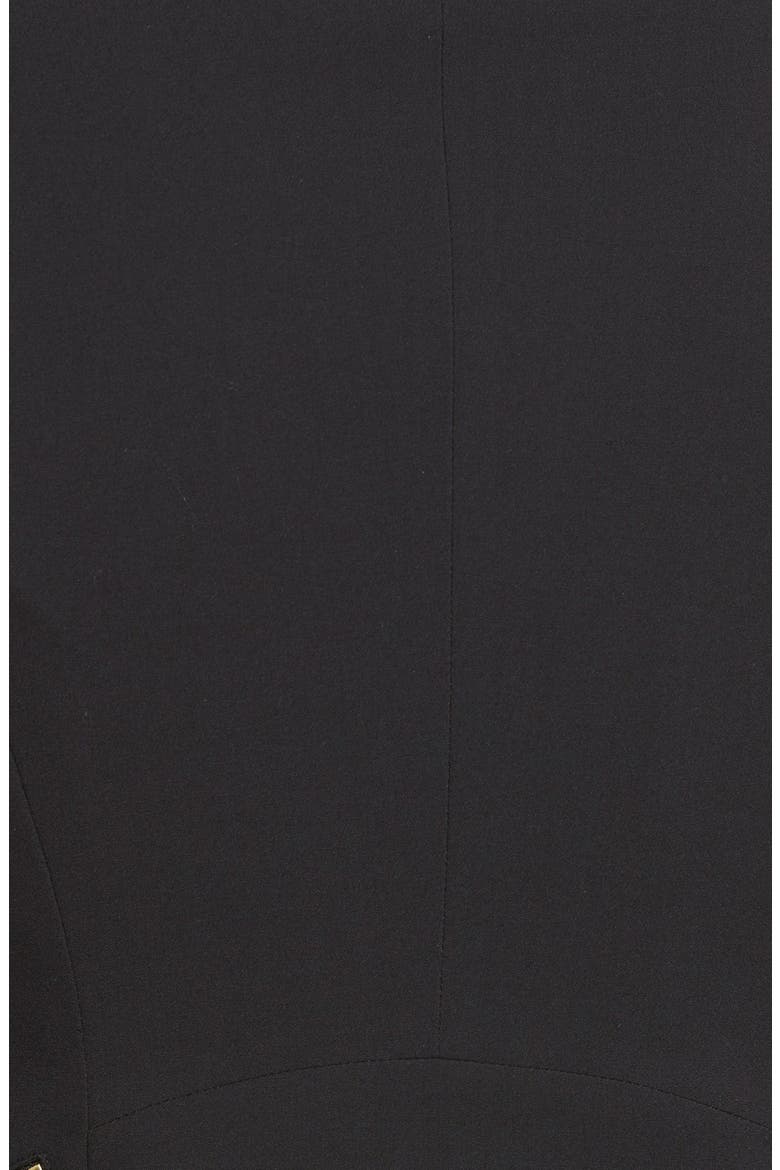 Double Zip Pocket Blazer, Alternate, color, RICH BLACK