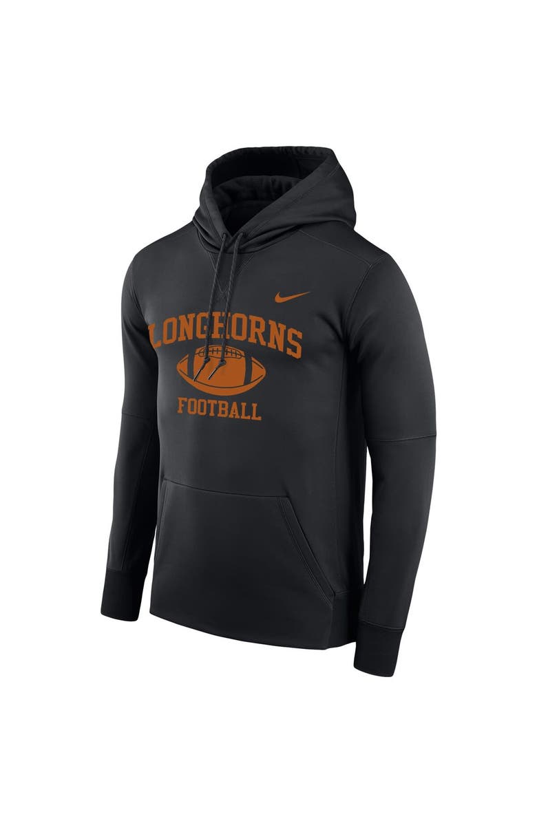 Nike Men's Nike Black Texas Longhorns Big & Tall Legend Retro Football Performance Pullover Hoodie, Alternate, color, 