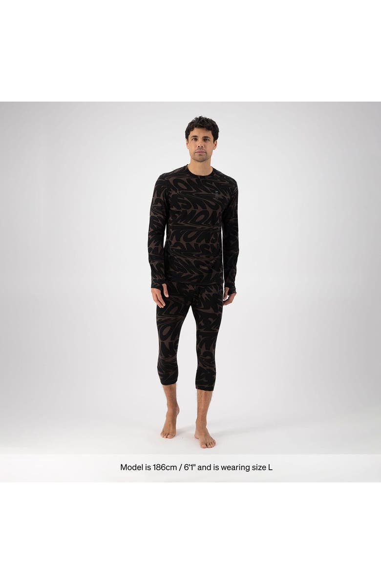 Mons Royale Cascade Merino Flex Long-Sleeve Top - Men's, Alternate, color, Signal Lost Cedar