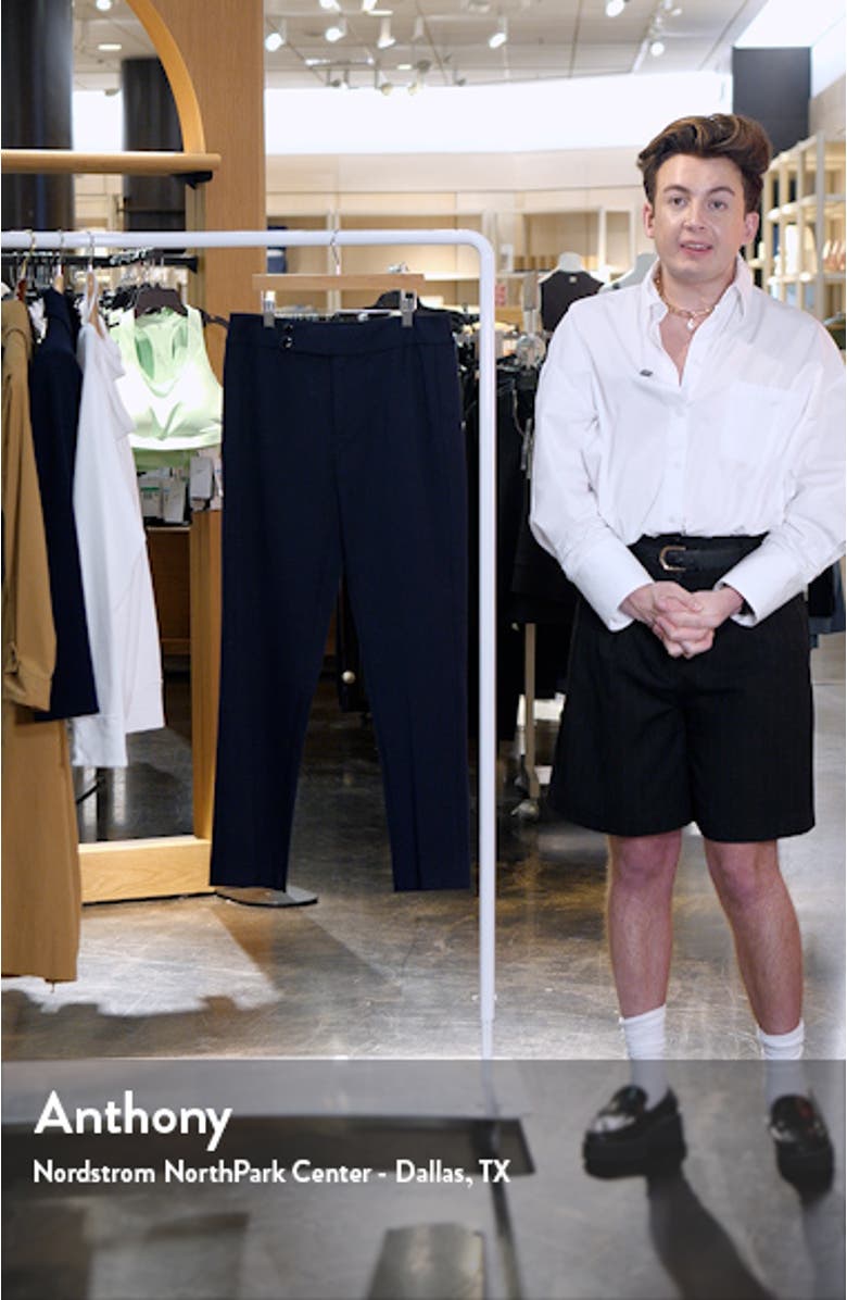 Copley 28-Inch Straight Cotton Bi-Stretch Extended Tab Pant, sales video thumbnail