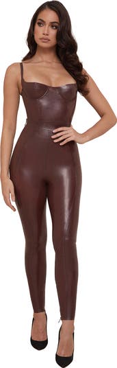 Lia High Waist Latex Leggings