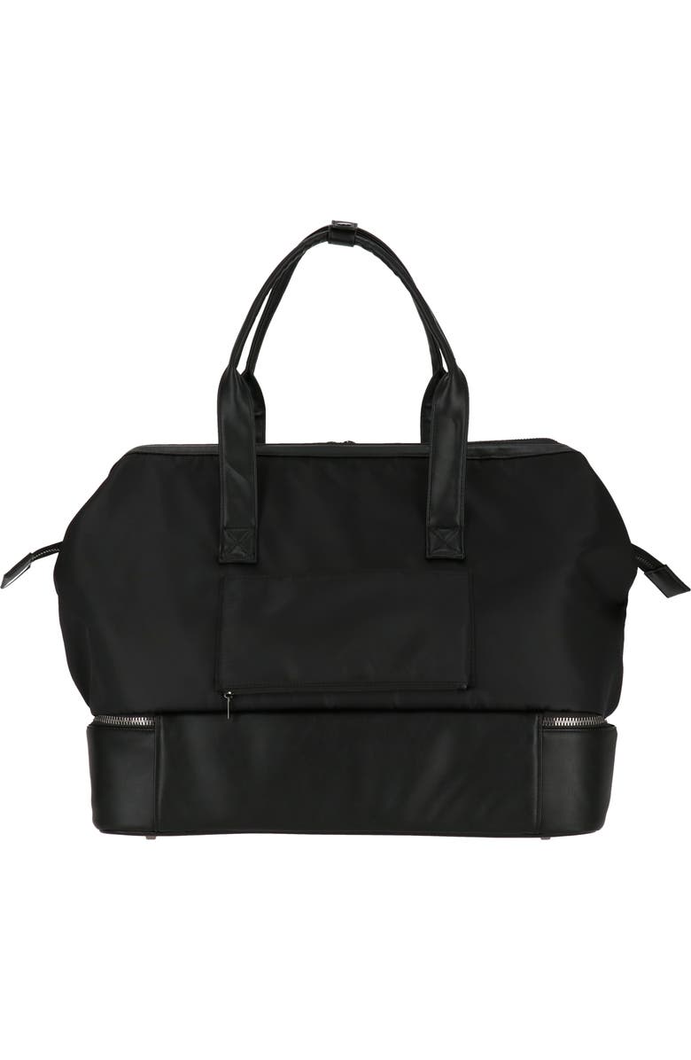 Roberto Cavalli Causal Drop Bottom Nylon Duffle Bag, Alternate, color,