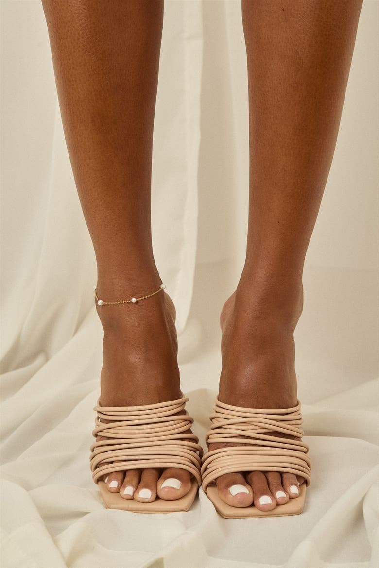Bobbi Pearl Anklet, Alternate, color, Gold