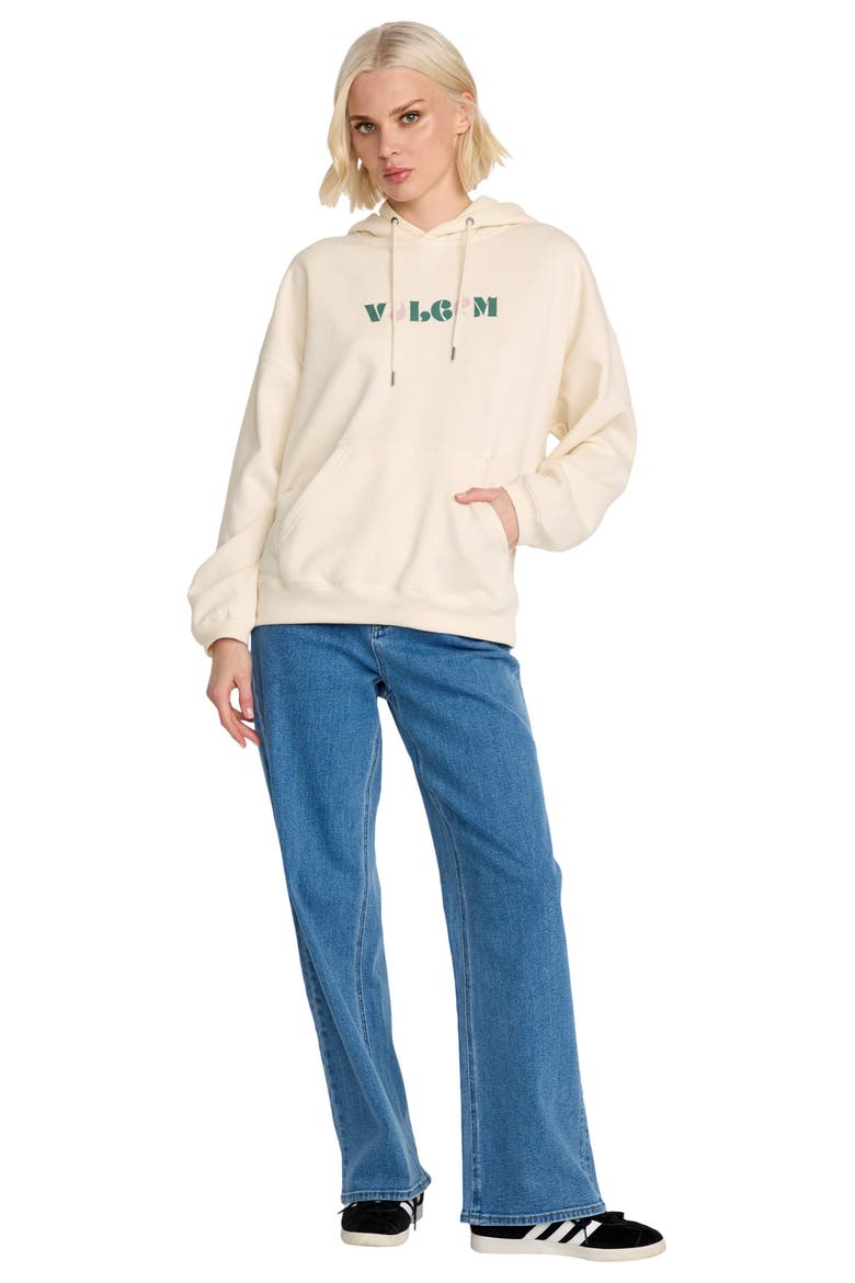 Stone Art Up Graphic Hoodie, Alternate, color, BONE