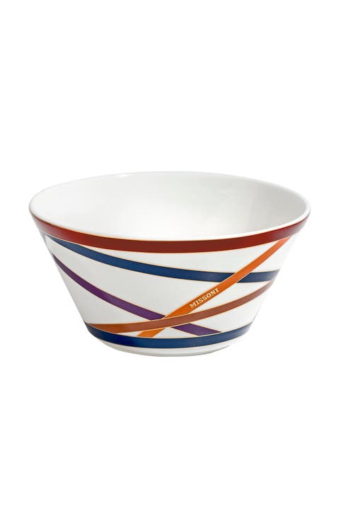Fruit Bowls NASTRI Set of 2  Multicolor diam. 5", H 2.5"