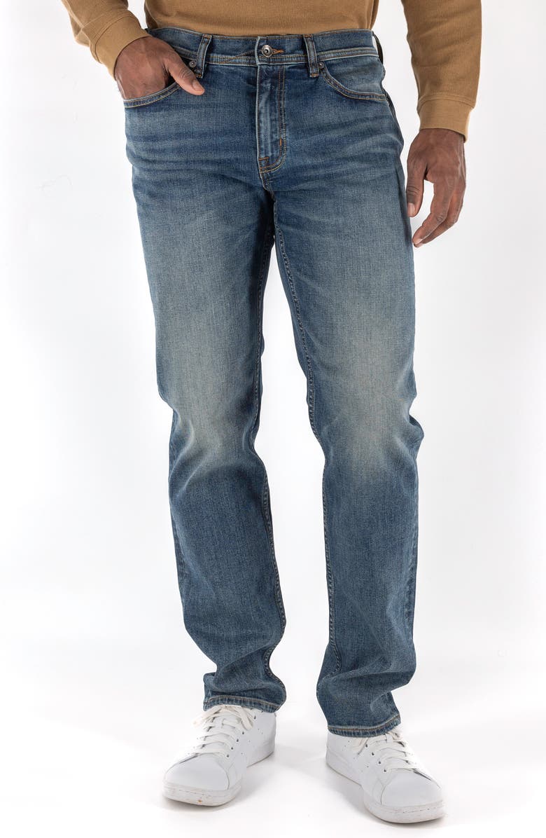 Devil-Dog Dungarees Athletic Fit Stretch Jeans, Main, color, Highpoint