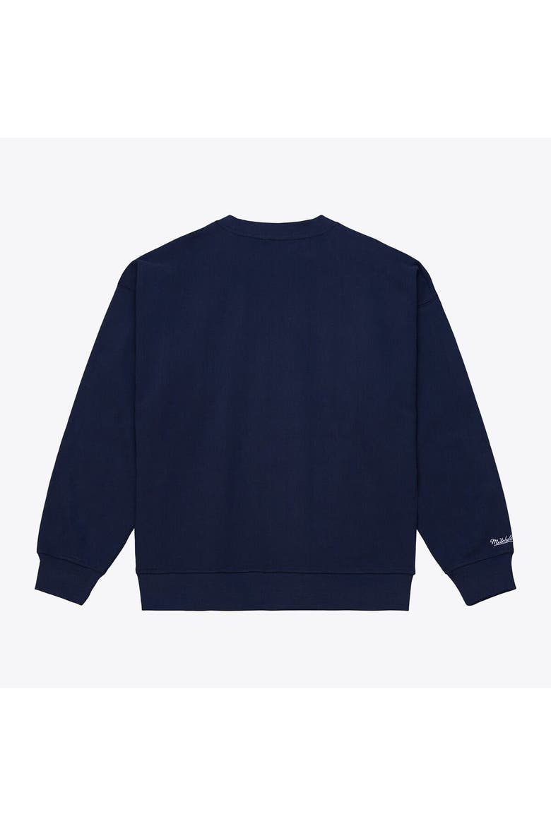 Women's Mitchell & Ness  Navy New York Yankees Script Sweatshirt, Alternate, color, Navy