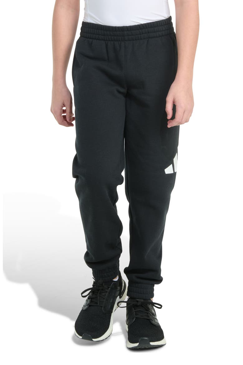 Kids' Big Logo Fleece Joggers, Main, color, BLACK