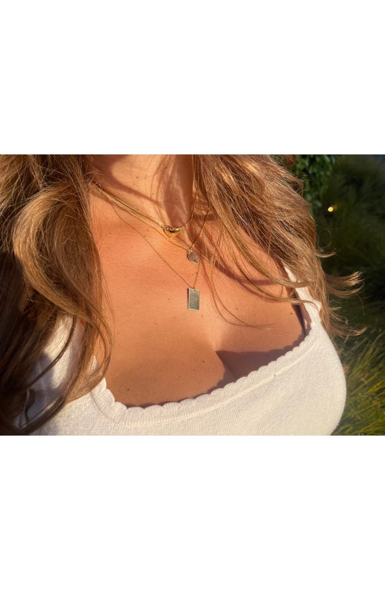 Set & Stones Mila Heart Necklace, Alternate, color, Gold