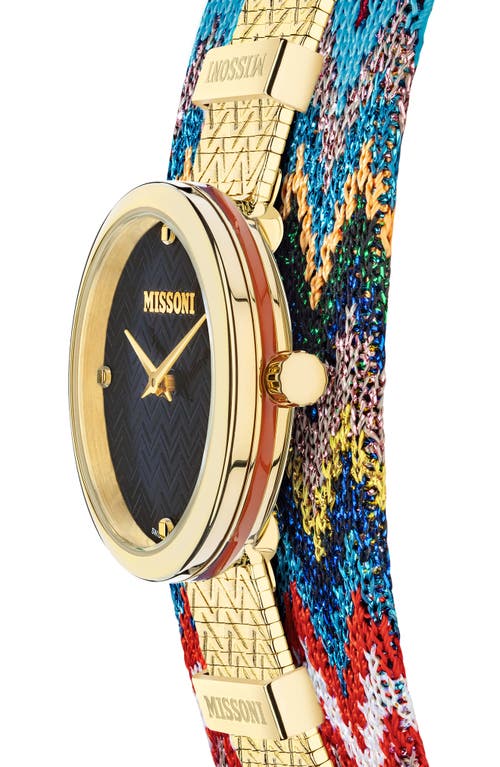 Missoni M1 Bracelet Watch, 29mm In Ip Champagne