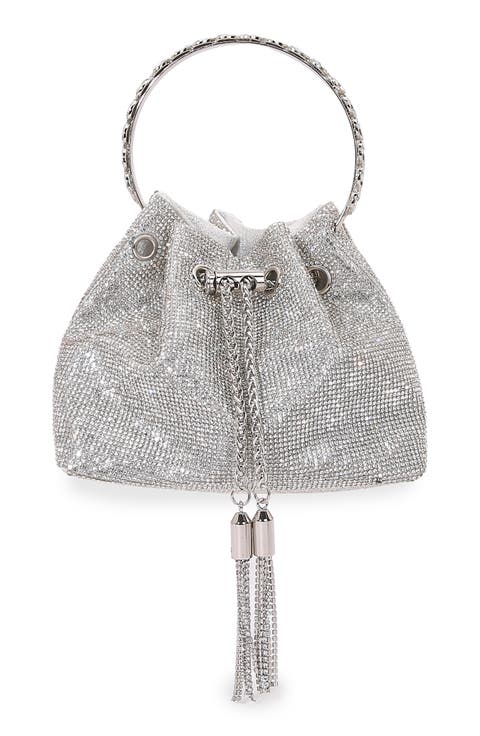 Crystal Ring Handle Bag