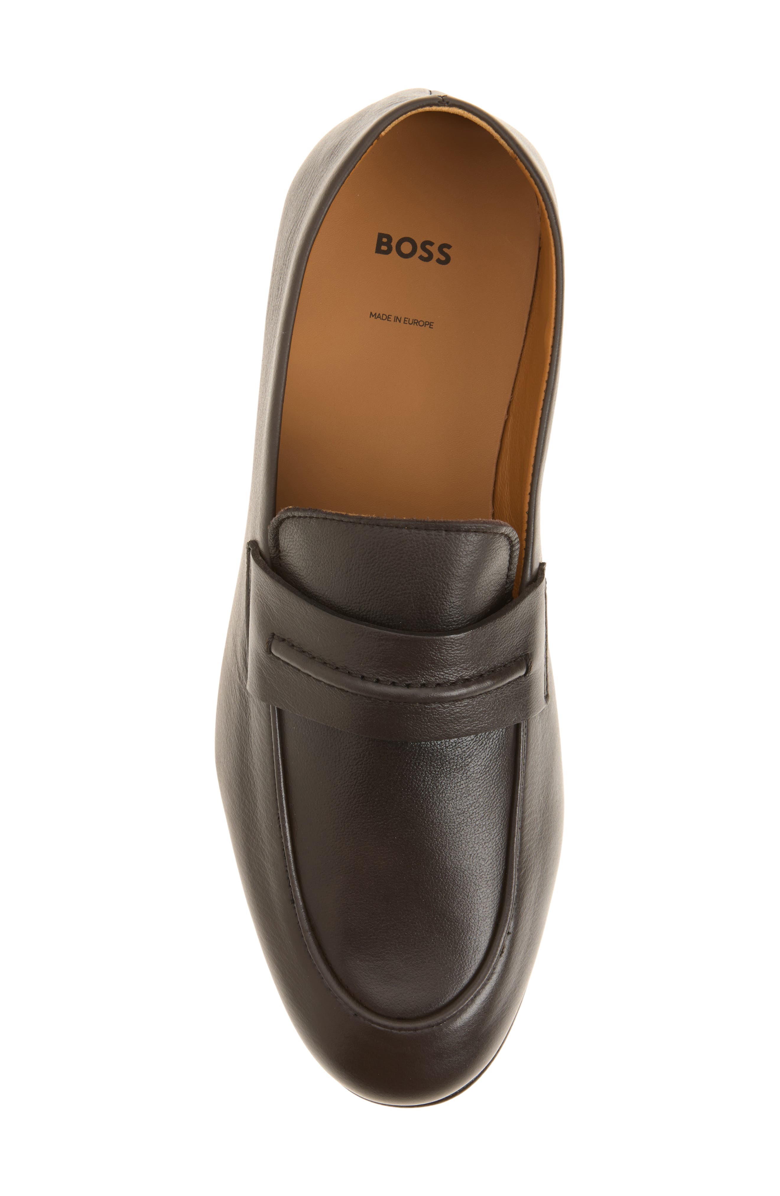 Lawen Penny Loafer, Alternate, color, DARK BROWN