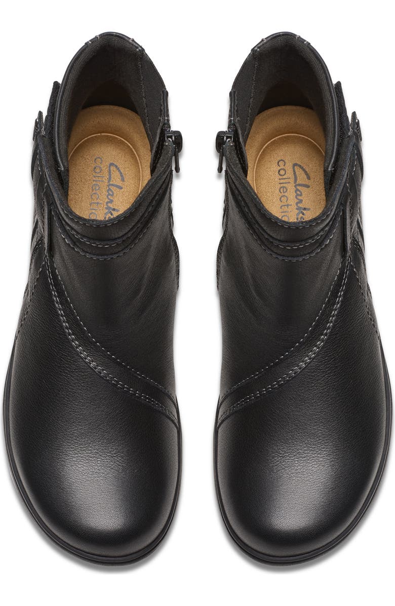 Clarks<sup>®</sup> Carleigh Style Boot, Alternate, color, Black Leather