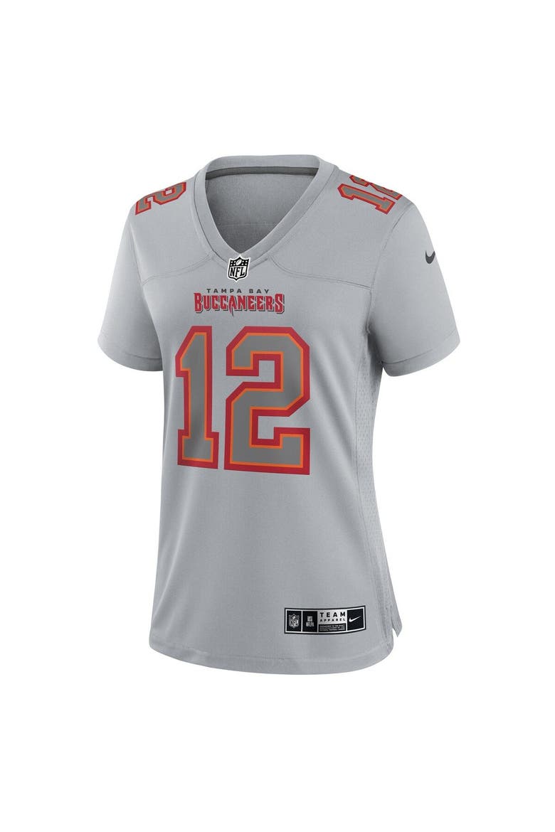 Women's Nike Tom Brady Gray Tampa Bay Buccaneers Atmosphere Fashion Game Jersey, Alternate, color, Gray