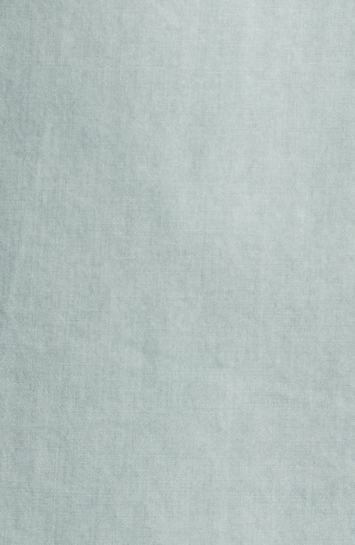 Treasure & Bond Lived In Cotton Button-up Shirt In Grey Blue
